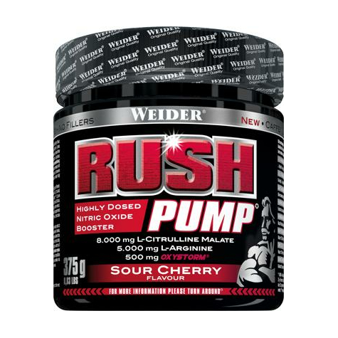 Joe Weider Rush Pump, 375g Can, Sour Cherry