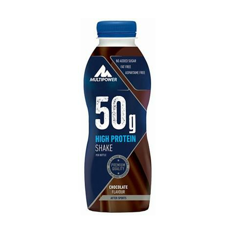 Multipower 50 G High Protein Shake, 12 X 500 Ml Bottles