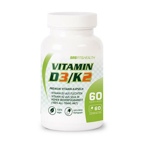 Srs vitamin d3/k2, 60 kapseln dose