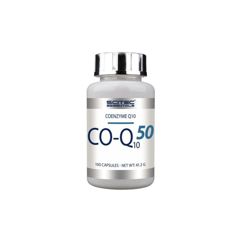 Scitec Essentials Co-Q10, 50 Mg, 100 Capsules Dose