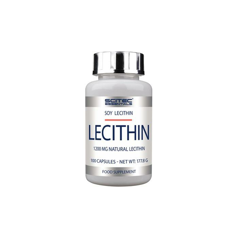 Scitec Essentials Lecithin, 100 Capsules Dose