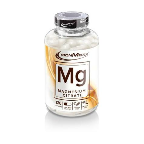 Ironmaxx Mg-Magnesium, 130 Capsules Can