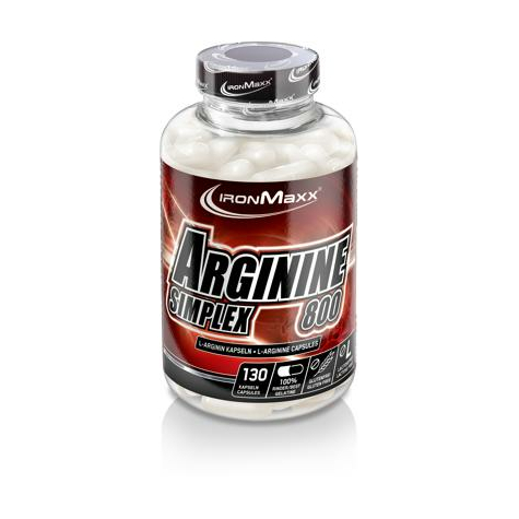 Ironmaxx Arginine Simplex 800, 130 Capsules Dose