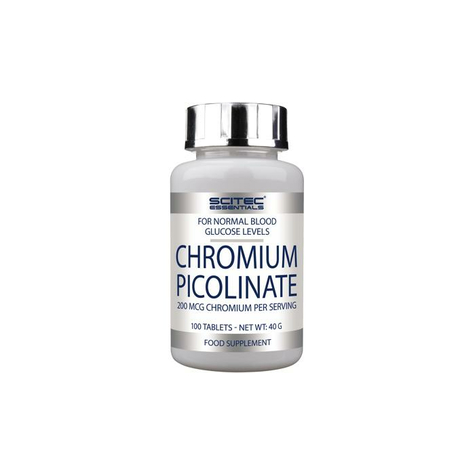 Scitec Essentials Chromium Picolinate, 100 Tablets Dose