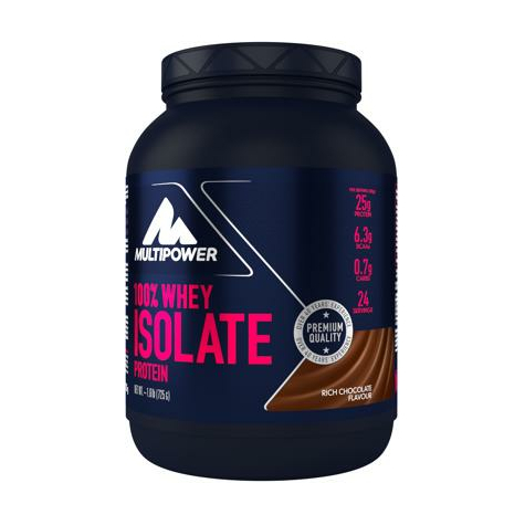 Multipower 100% whey isolate protein, 725 g dose