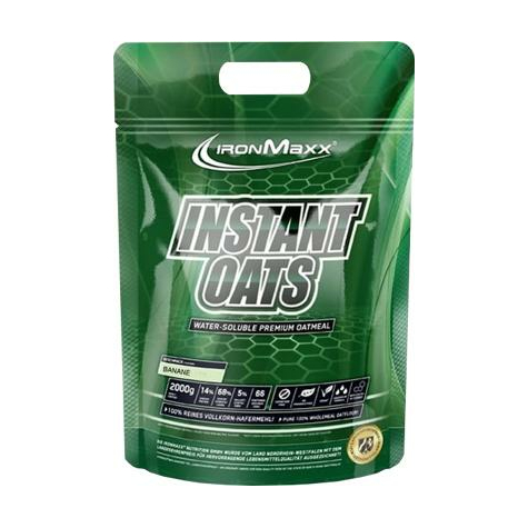 Ironmaxx instant oats, 2000 g beutel