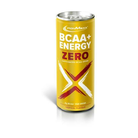 Ironmaxx Bcaa + Energy Drink Zero, 24 X 330 Ml Can (Deposit)