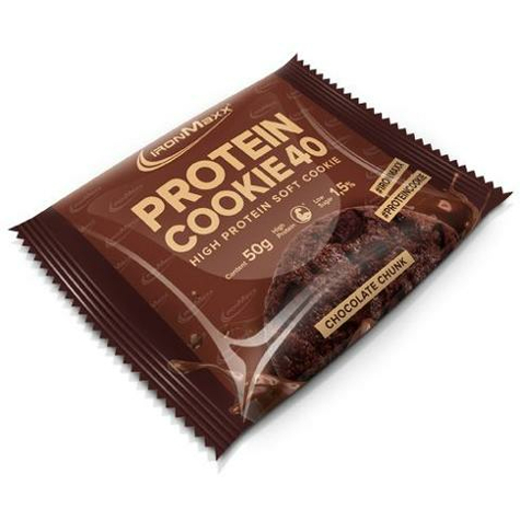 Ironmaxx protein cookie 40, 12 x 50 g cookie, chocolate chunk