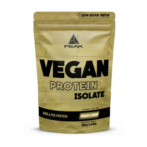 Peak performance vegan protein isolate, 750 g beutel