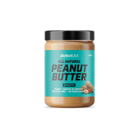 Biotech usa peanut butter, 400 g glas