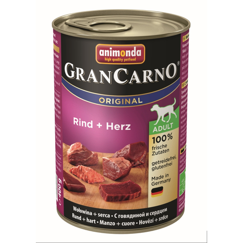 Animonda Dog Grancarno,Carno Adult Beef Heart 400gd