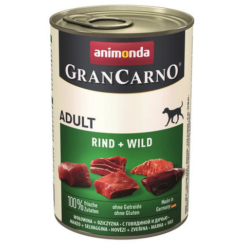 Animonda Dog Grancarno,Carno Adult Beef Game 400gd