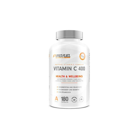 Profuel Vitamin C 400 Complex, 180 Capsules Dose