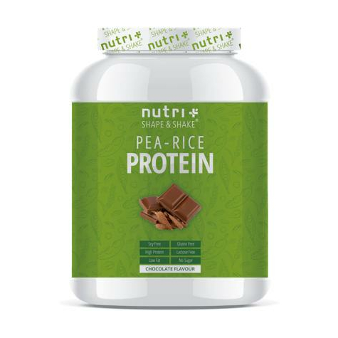 Nutri+ veganes erbsen-reisprotein, 1000 g dose