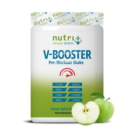 Nutri+ veganes v-booster pulver, 500 g dose