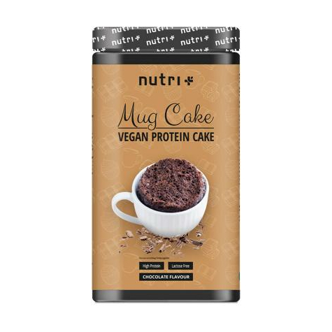 Nutri+ veganer protein mug cake, 660 g dose, chocolate