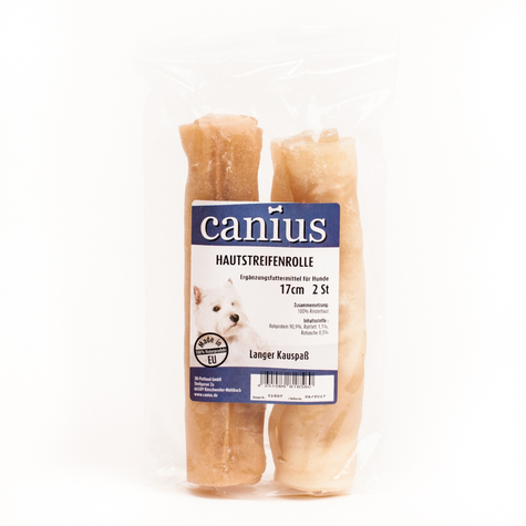 Canius snacks, can. Rouleau de bandes de peau 17cm 2 pièces