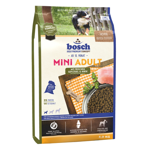 Bosch, mini volaille bosch + millet 3kg