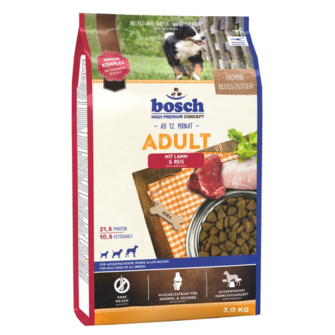 Bosch, agneau bosch + riz 3kg