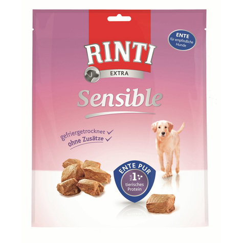 Finnern rinti snacks, rinti snack sensible au canard 120g