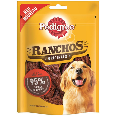 Pedigree,Ped. Snack Ranchos Beef 80g