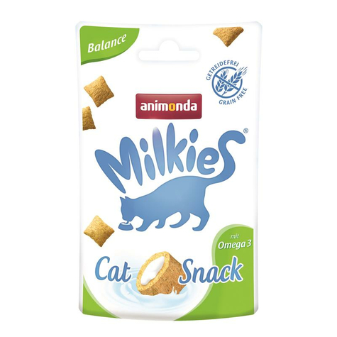 Collations animonda pour chat, équilibre de lait ani chat 30g
