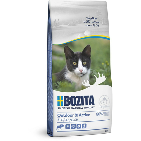 Bozita, boz.Cat Outdoor + élan actif 2kg