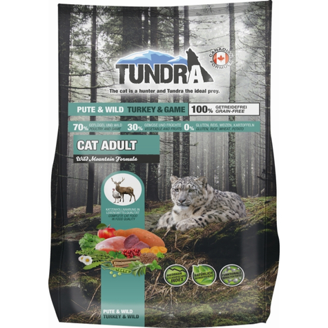 Toundra, chat de la toundra dinde + gibier 1.45kg
