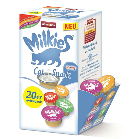 Animonda Cat Snacks,Ani Milkie Variety 20x15g