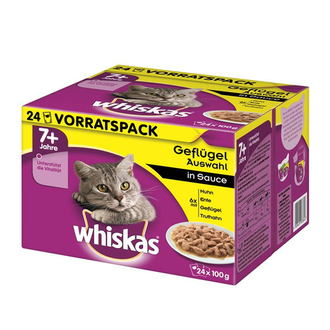 Whiskas, whi.7 + volaille, sélectionnez porc 24x100gp