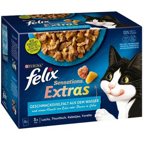 Nestle cat, fel mp sens.Extra Eau 12x85gp