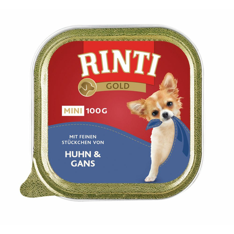 Finnern rinti, mini poulet rint.Gold + oie 100g