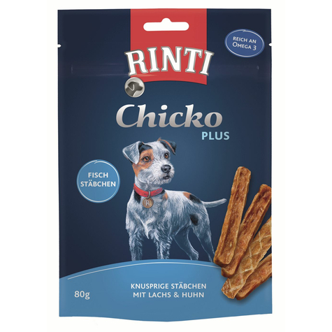 Snacks finlandais rinti, rin.Ex.Chicko Plus poisson st.80g