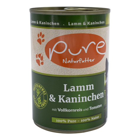 Pure nourriture naturelle, pure cat lam + kani glufr 400gd