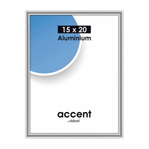 Nielsen accent 15x20 aluminium argenté 51323