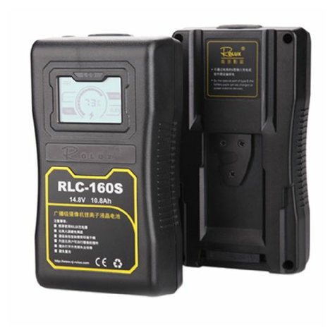 Batterie rolux v-mount rlc-160s 160wh 14.8v 10800mah