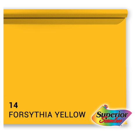 Superior Background Paper 14 Forsythia Yellow 1.35 X 11m