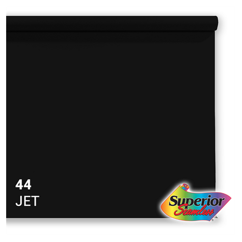 Superior Background Paper 44 Jet Black 2.72 X 11m