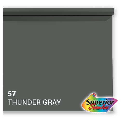 Superior Background Paper 57 Thunder Grey 2.72 X 11m