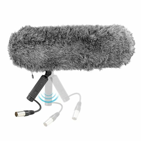 Pare-brise boya avec support de microphone antichoc by-ws1000