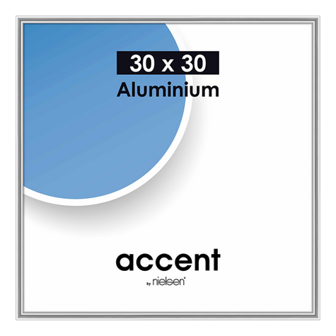 Nielsen Photo Frame 54123 Accent Glossy Silver 30x30 Cm