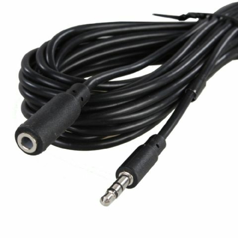 Câble d'extension audio stéréo 3,5 mm mâle 3,5 mm femelle 5 m