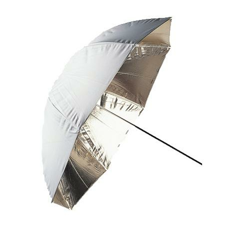 Parapluie yeux de faucon ur-32g or / blanc 80 cm