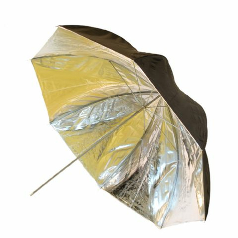 Parapluie yeux de faucon ur-48sb1 argent / noir 122 cm