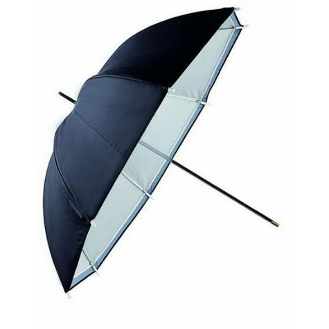Urne parapluie yeux de faucon-48tsb1 blanc transparent + couvercle argenté / noir 122 cm