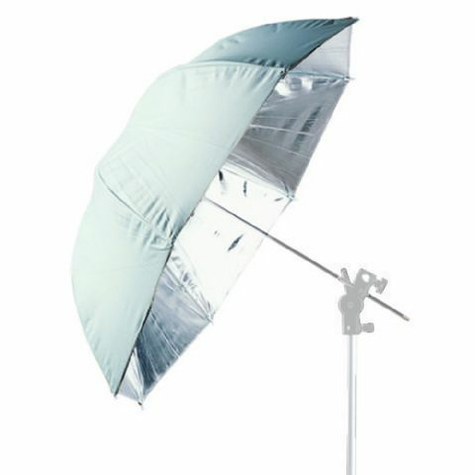 Parapluie géant yeux de faucon ur-t86s argent / blanc 216 cm