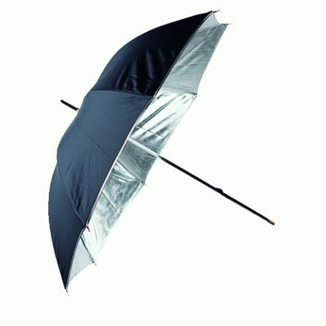 Parapluie linkstar pur-84sb argent / noir 100 cm