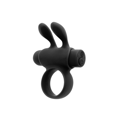 Rabbit ring silicone rechargeable black