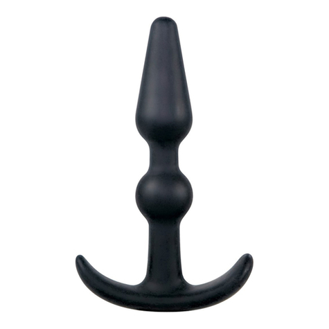 Plug anal : t-shape silicone butt plug