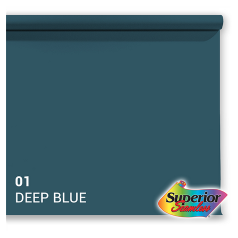 Superior Background Paper 01 Deep Blue 2.72 X 11m